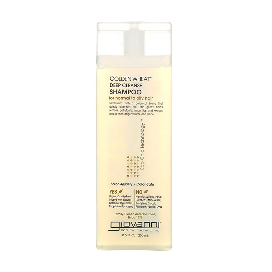 Шампунь для глибокого очищення Giovanni Golden Wheat Deep Cleanse Shampoo для нормального та жирного волосся, 250 мл